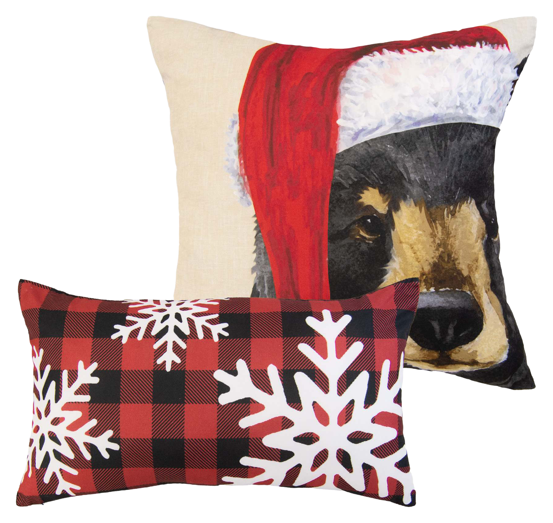 Image of Donna Sharp Your Lifestyle Winter Cottage 2-Piece Decor Pillow Set