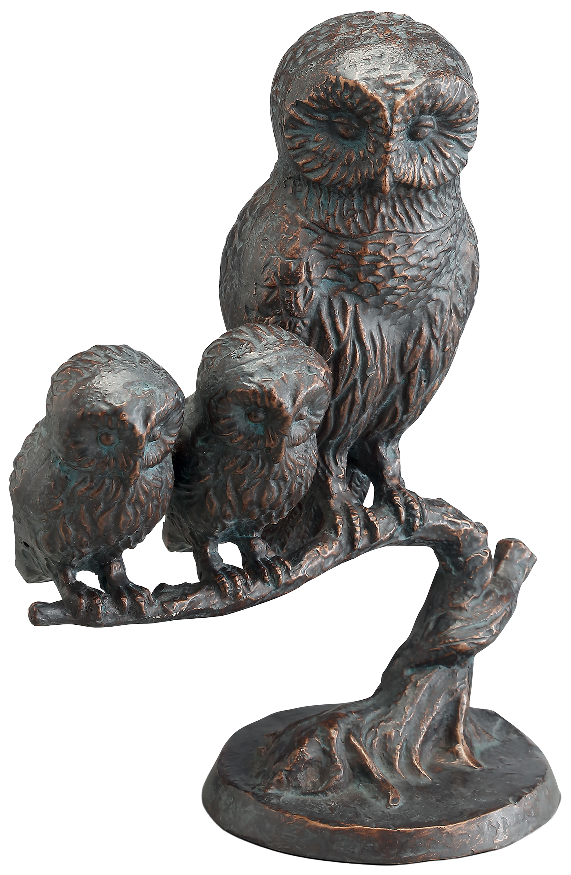 Image of San Pacific International Owl Family Sculpture