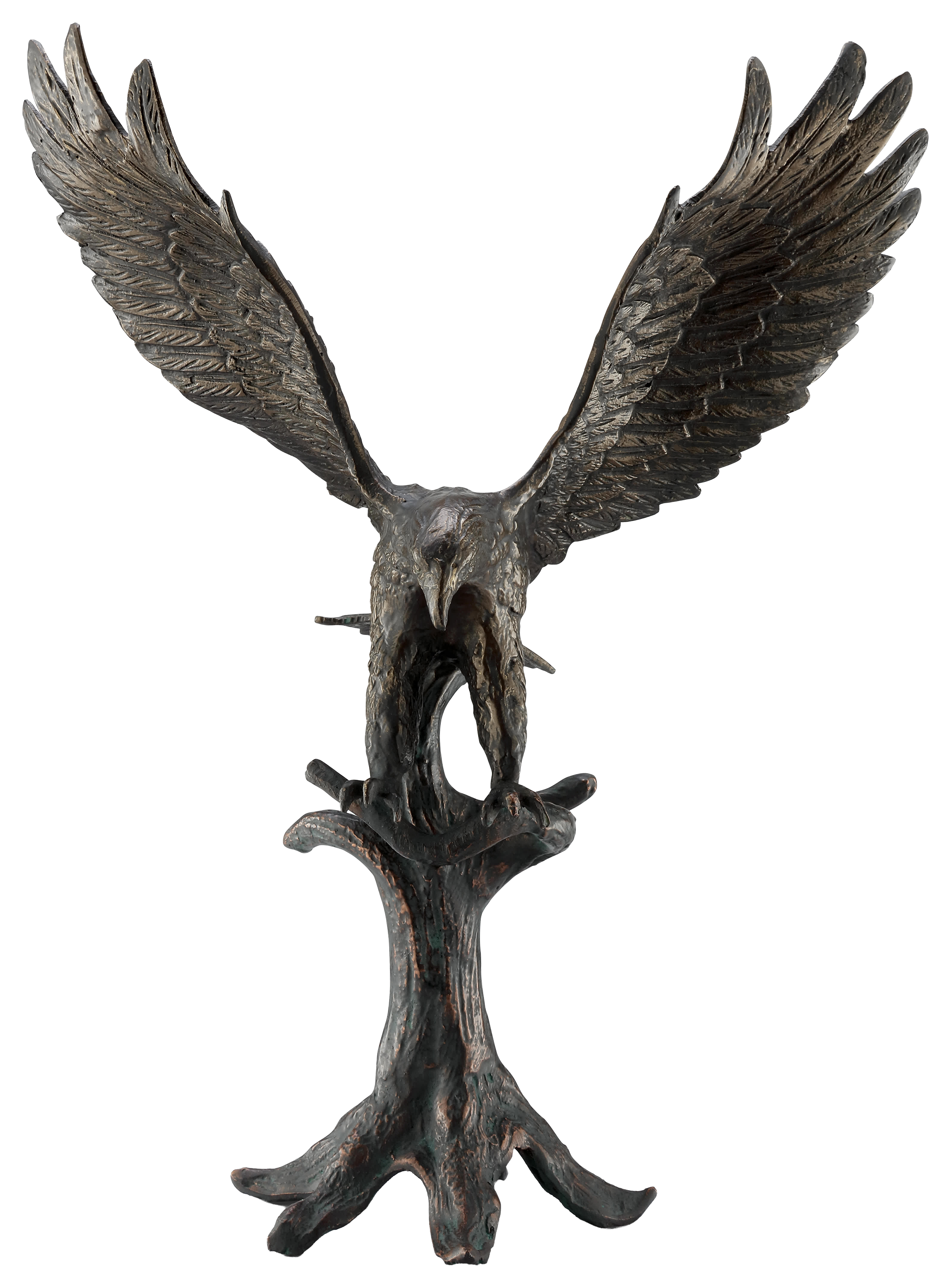 Image of San Pacific International Perching Eagle Garden Sculpture