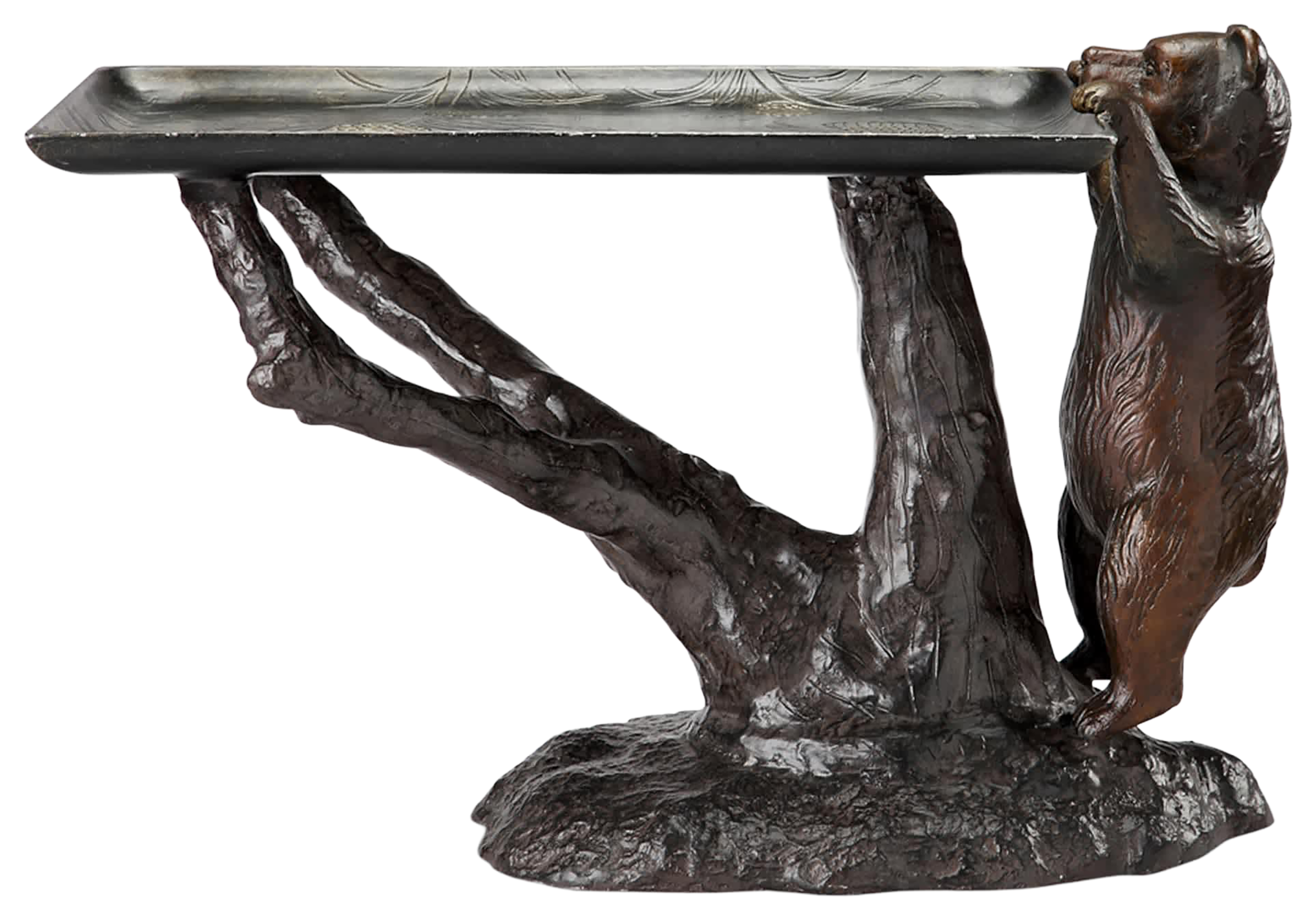 Image of San Pacific International Bear Accent End Table