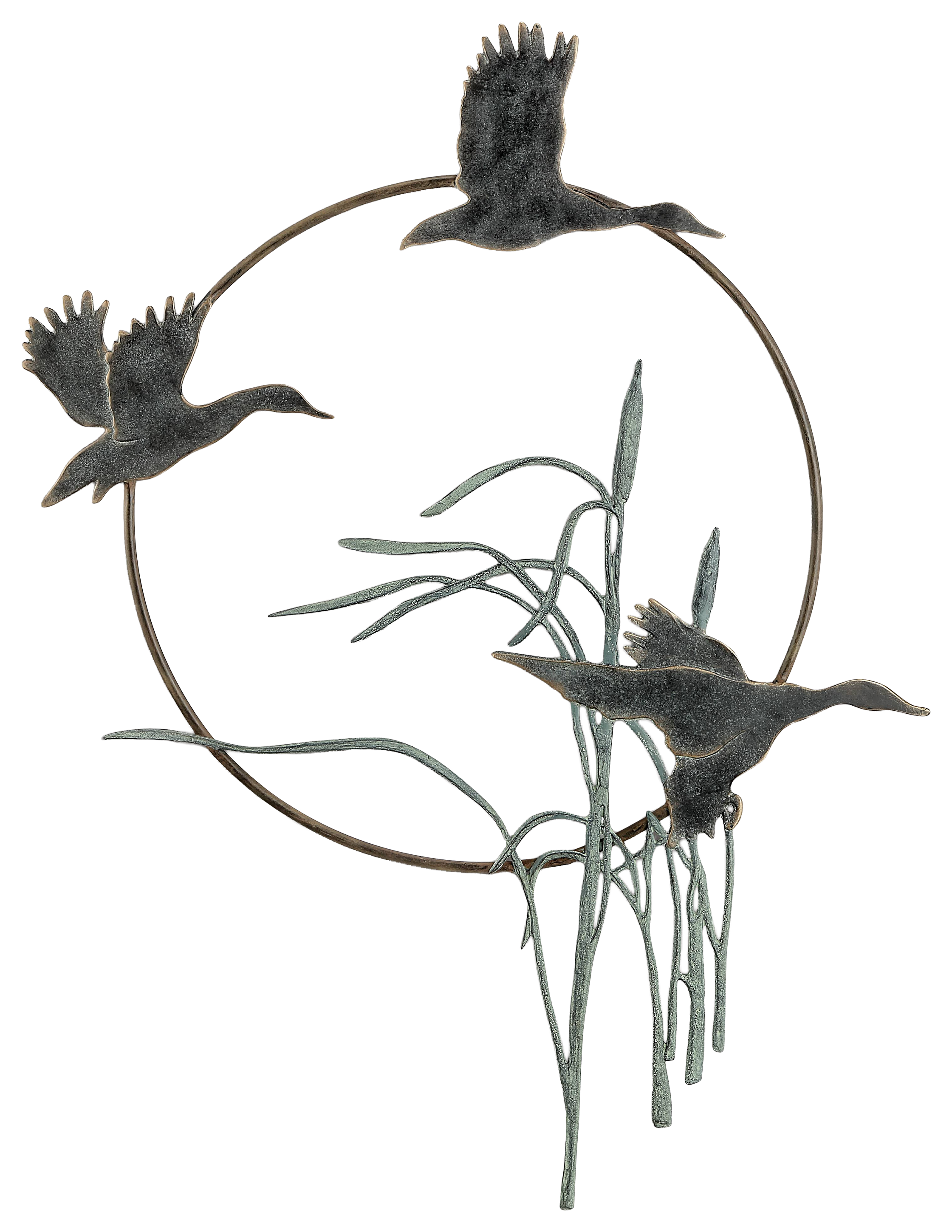Image of San Pacific International Garden Duck Trio Hanging Wall Décor