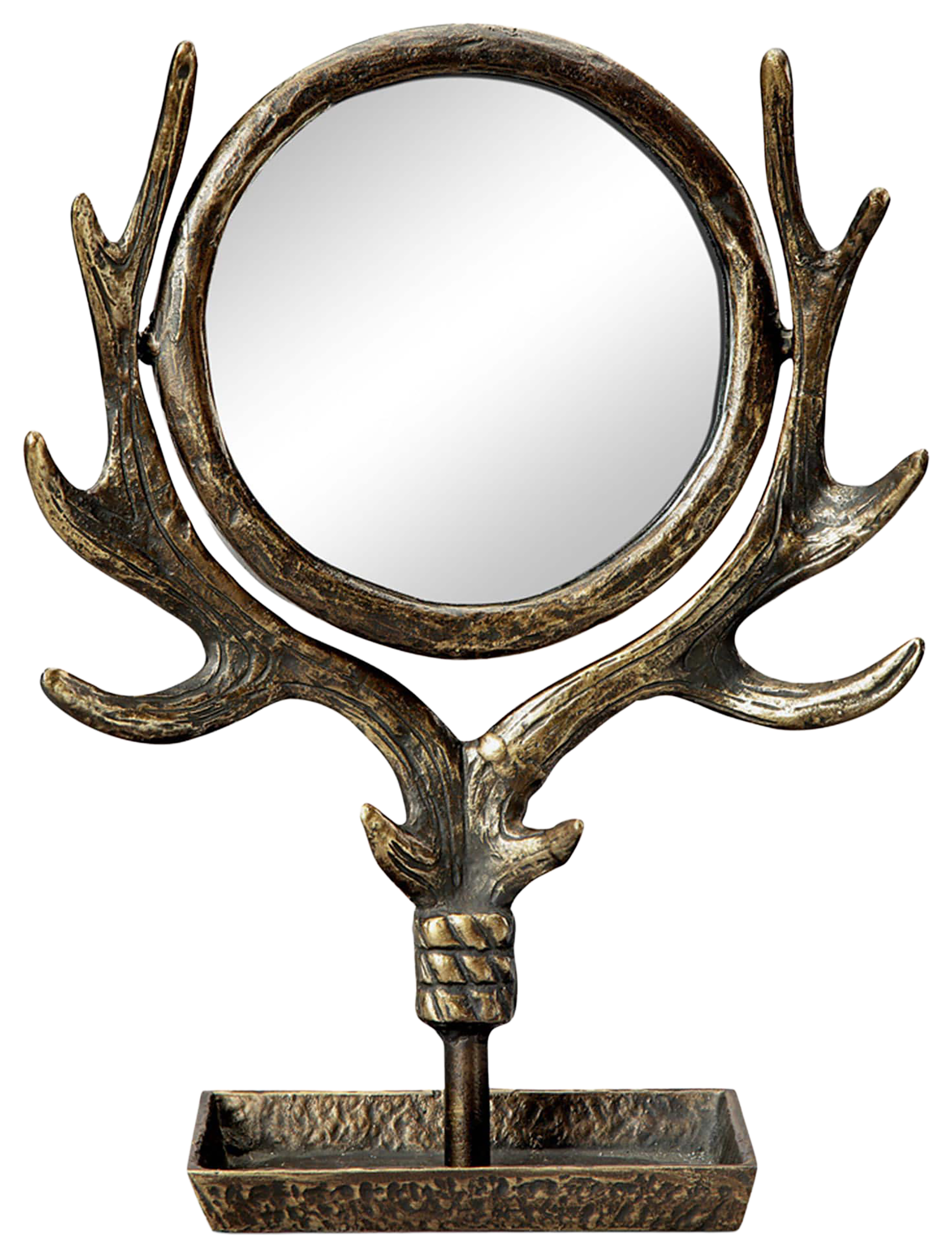 Image of San Pacific International Antler Table Mirror