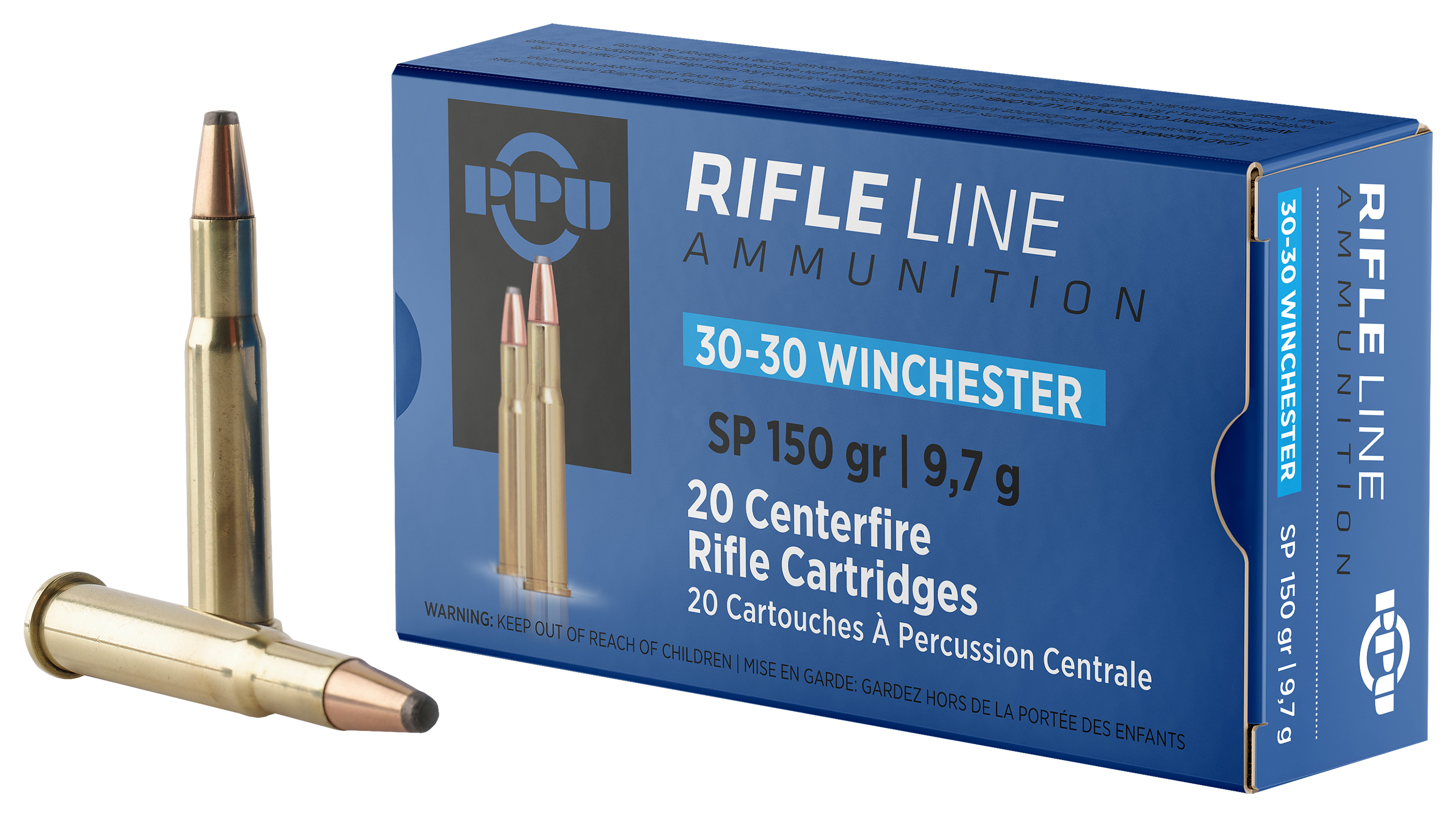 PPU Centerfire Rifle Ammo - .30-30 Winchester - 150 Grain - 20 Rounds