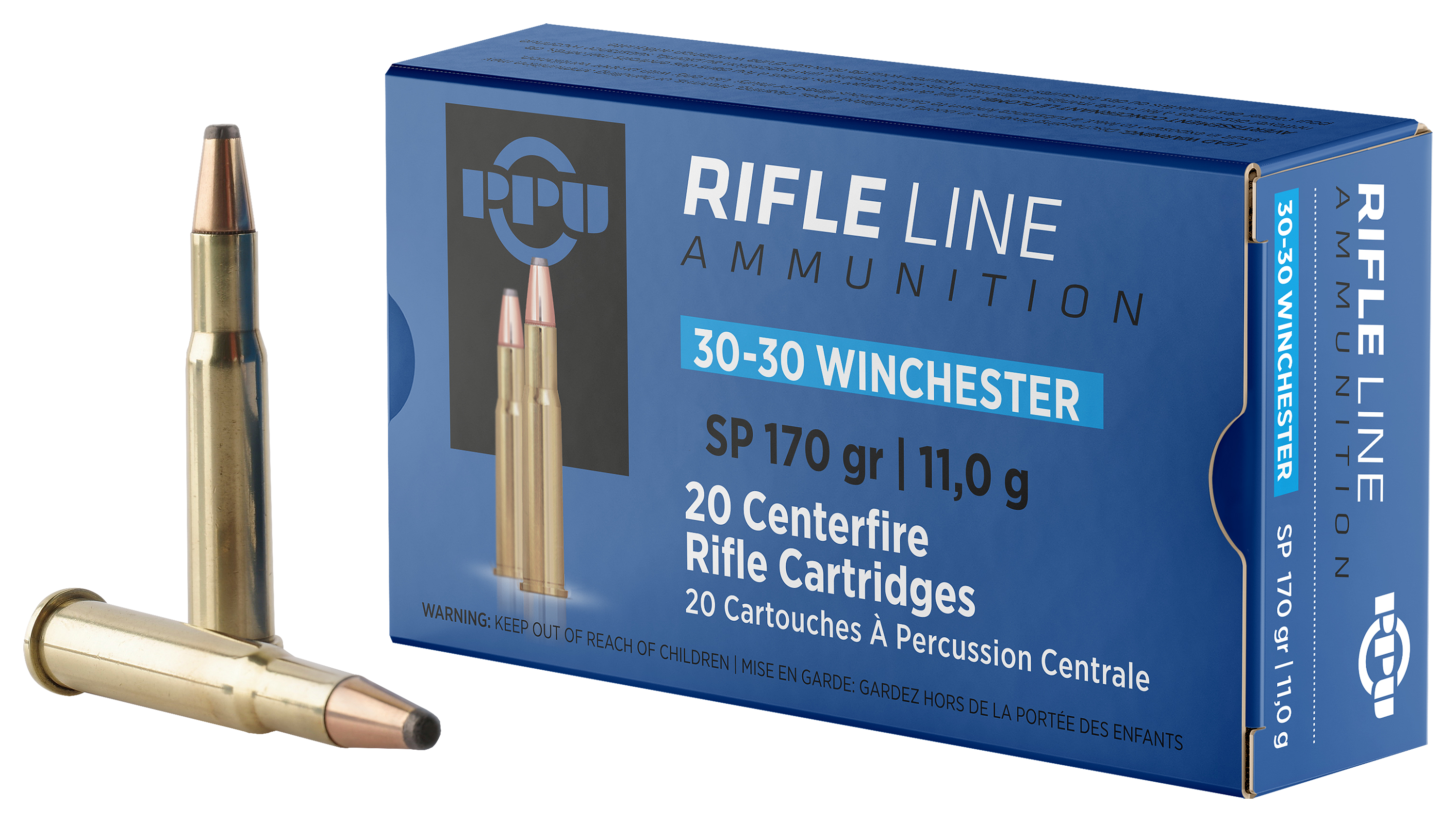 PPU Centerfire Rifle Ammo - .30-30 Winchester - 170 Grain - 20 Rounds