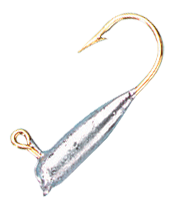 Bass Pro Shops Squirt Head with Gold Hook Lead Heads