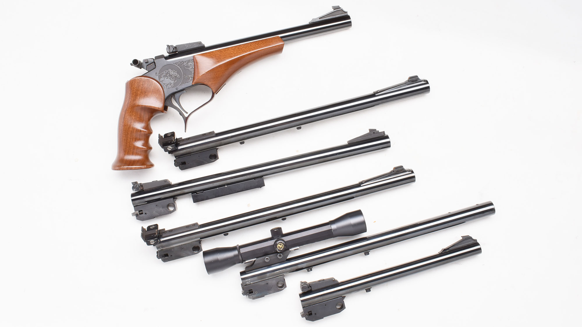 Image of Thompson Center Arms ~ Contender ~ .45 Colt - .22 L.R. - .41 Mag - .44 Mag - .30-30 Win
