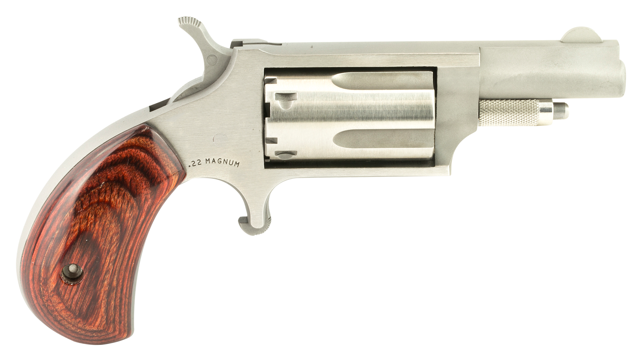 North American Arms MiniRevolver Convertible SingleAction Rimfire Revolver with Wood Grips