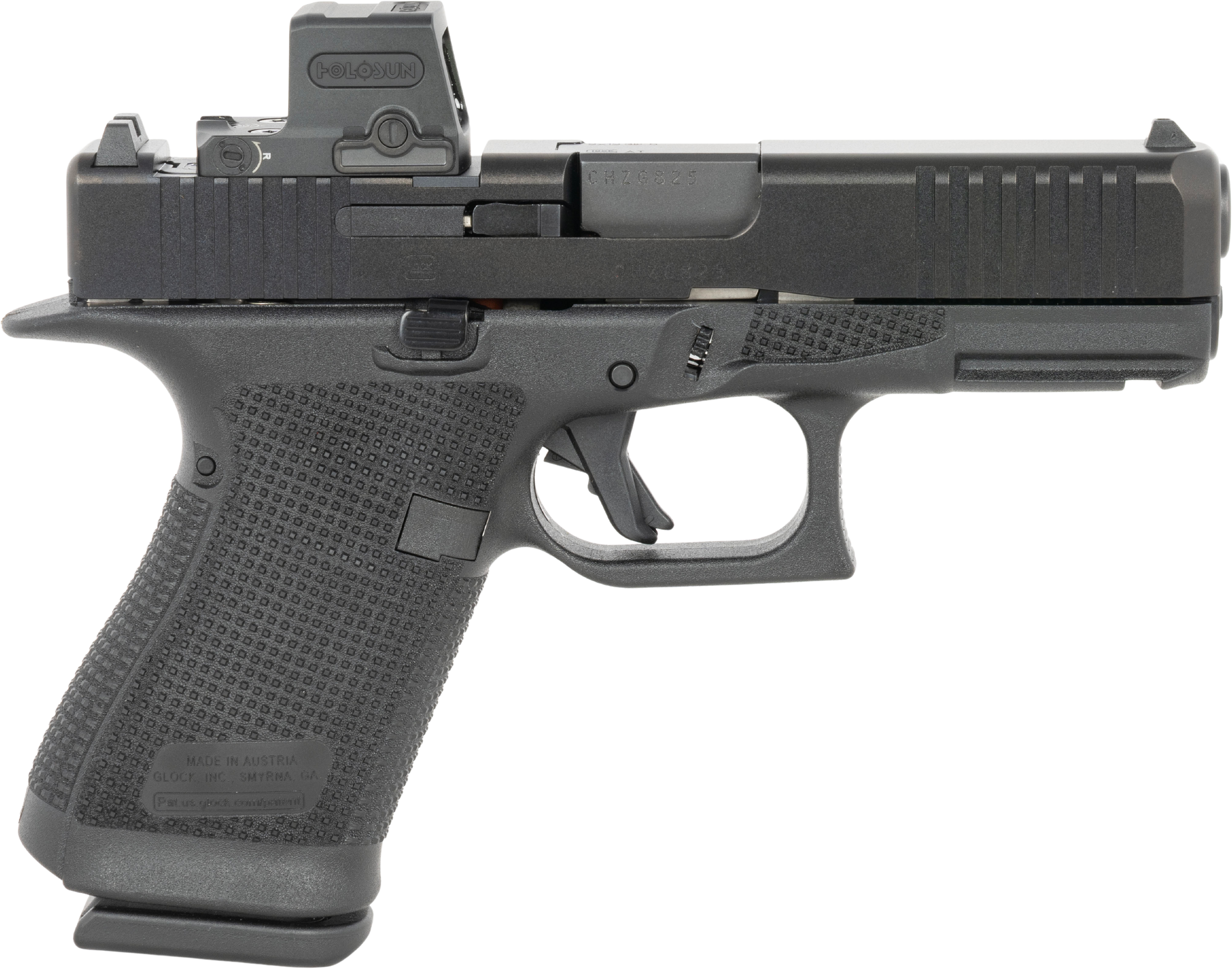 Image of GLOCK G19 Gen6 Optics-Ready Semi-Auto Pistol with Holosun EPS Carry RD-2 Optic - 10 Rounds