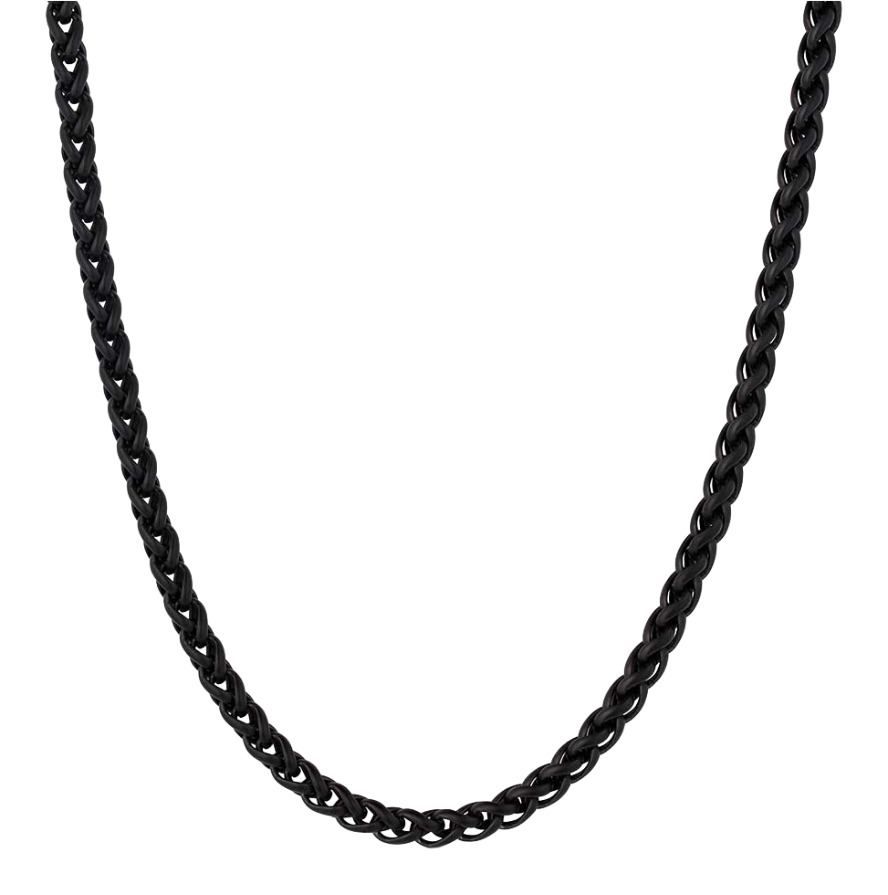 Image of Montana Silversmiths Midnight Onyx Wheat Chain Necklace