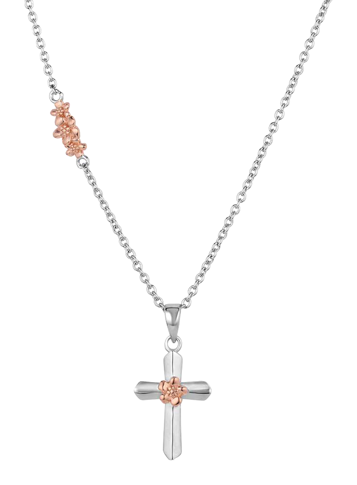 Image of Montana Silversmiths Bountiful Blessings Cross Necklace