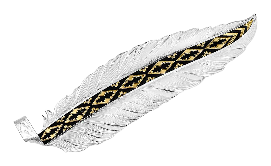 Montana Silversmiths Montana Silversmiths Trust And Honor Hat Feather - $124.99 at Bass Pro Shops