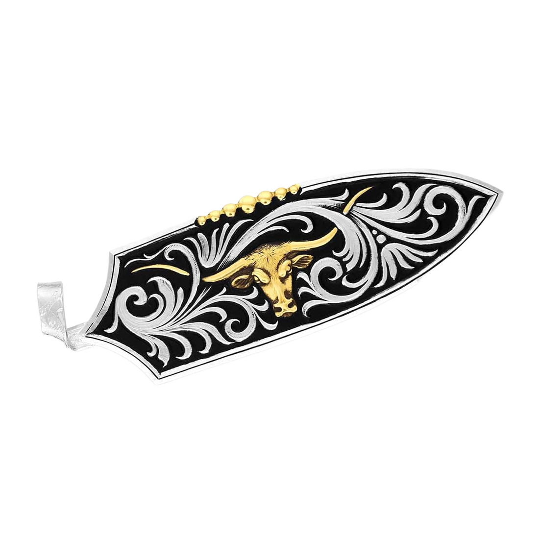 Montana Silversmiths Longhorn Cattle Drive Hat Feather