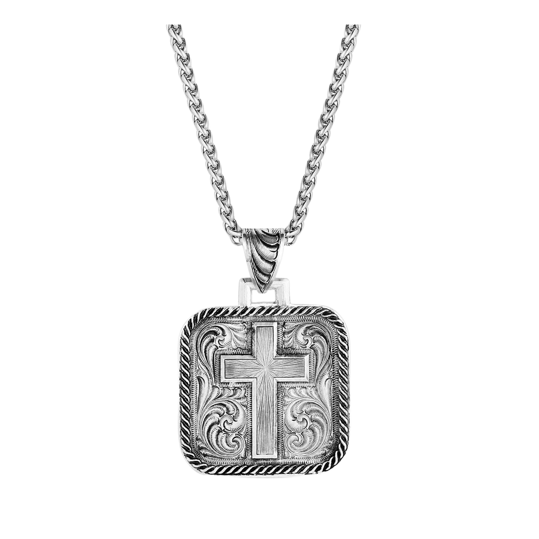Montana Silversmiths Ironwood Cross Necklace