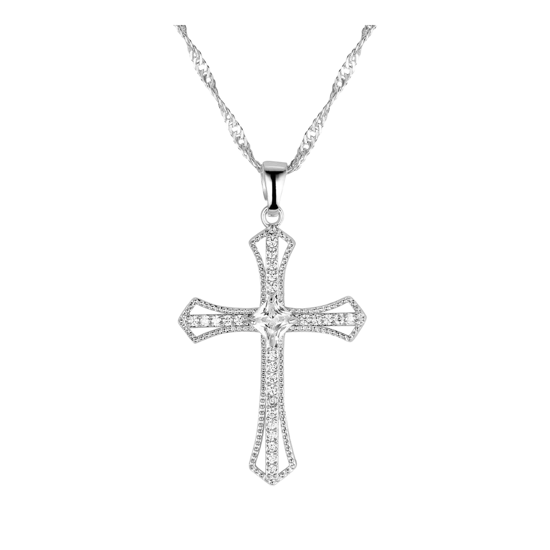 Montana Silversmiths Montana Silversmiths Desert Radiance Cross Necklace - $74.99 at Bass Pro Shops