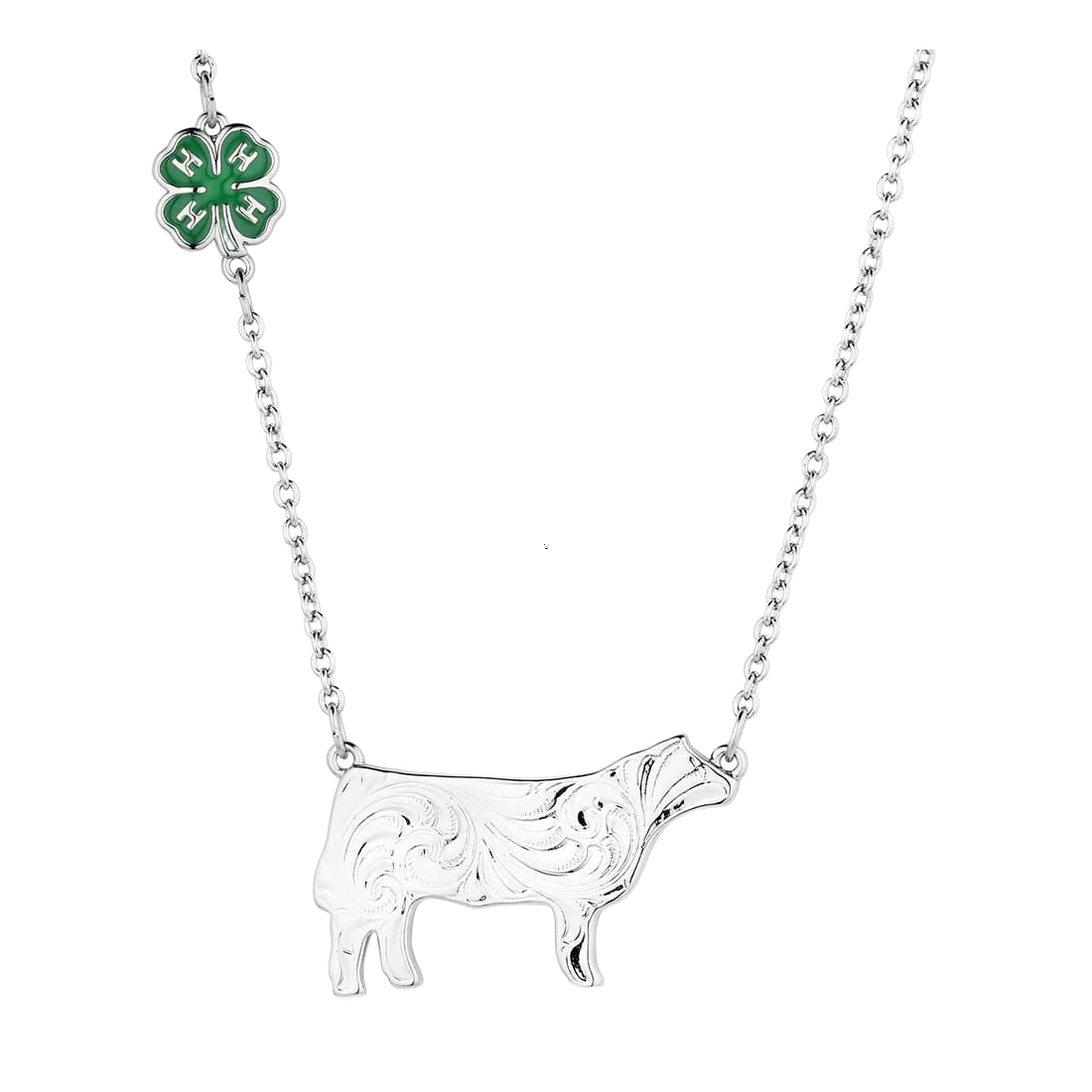 Montana Silversmiths 4-H Steer Showman Necklace