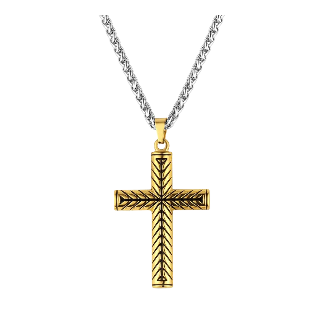 Image of Montana Silversmiths Anchor Point Cross Necklace