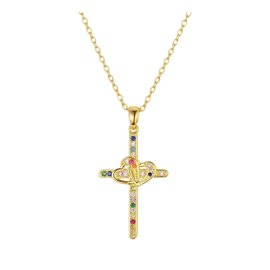 Montana Silversmiths Montana Silversmiths Northern Lights Cross Necklace - $72.99 at Bass Pro Shops