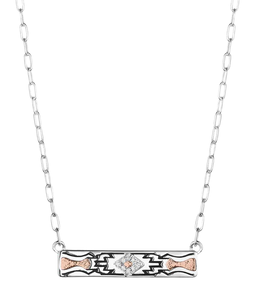 Image of Montana Silversmiths Golden Horizon Bar Necklace