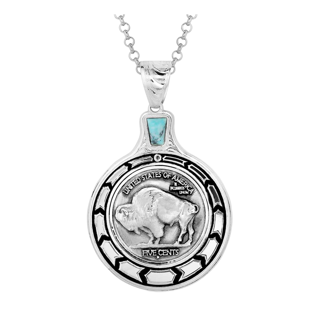 Image of Montana Silversmiths Buffalo Plains Necklace