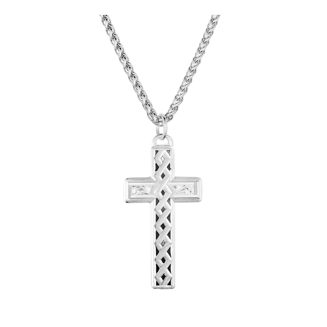 Montana Montana Silversmiths Woven Legacy American Made Cross Necklace - $92.99 at Bass Pro Shops