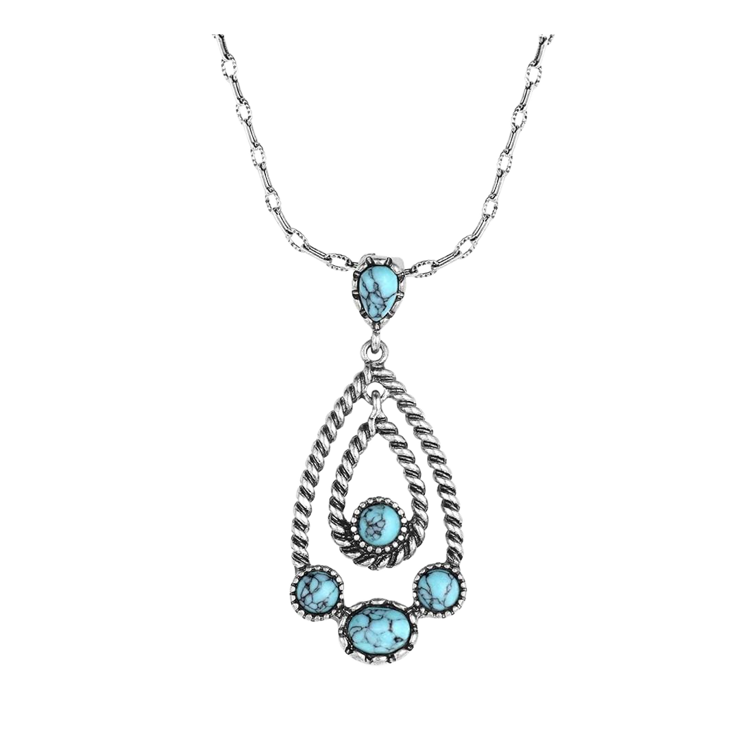 Image of Montana Silversmiths Wander West Turquoise Necklace