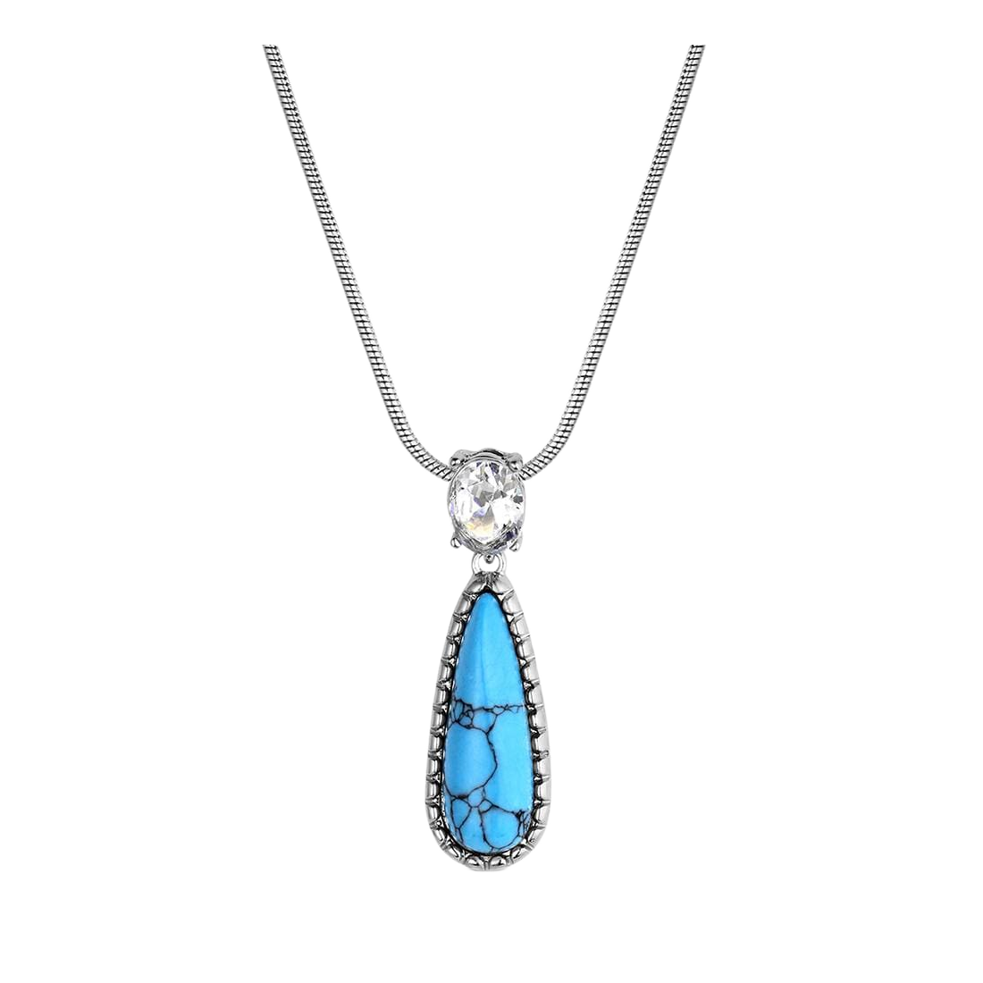 Image of Montana Silversmiths Crystal Dawn Turquoise Necklace