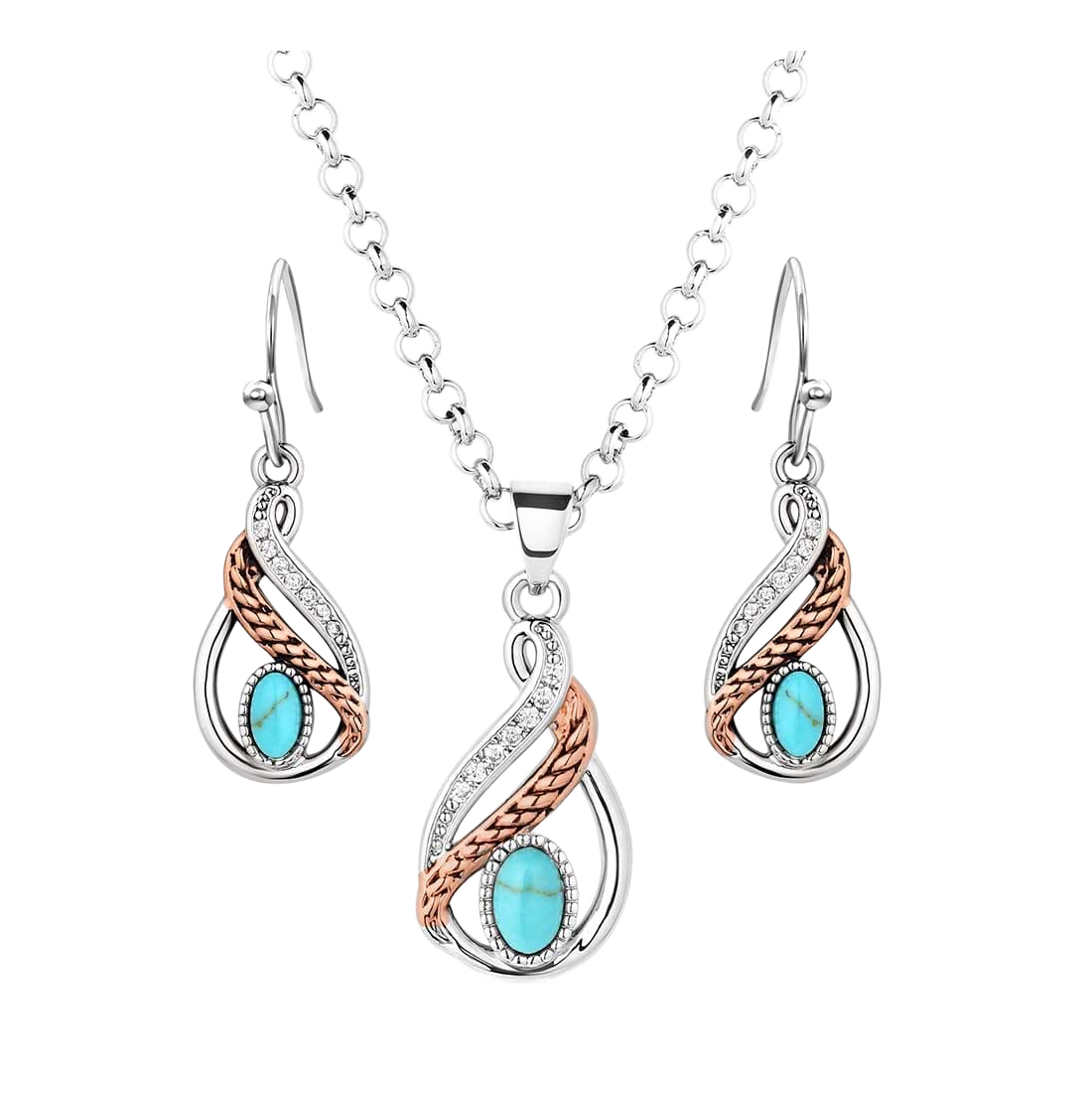 Montana Silversmiths Montana Silversmiths Woven Dreams Jewelry Set - $95.99 at Bass Pro Shops