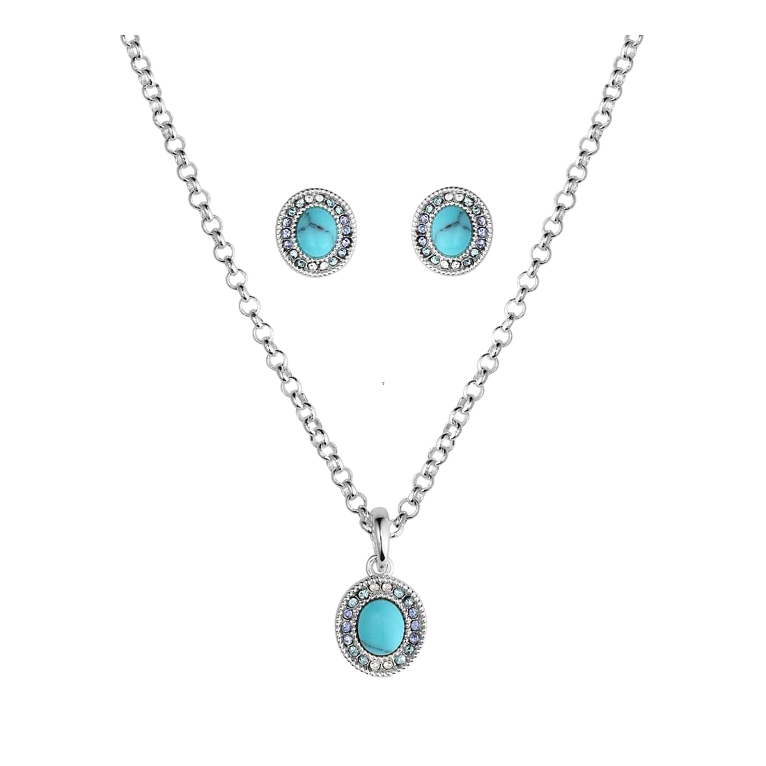Montana Montana Silversmiths Northern Sky Turquoise Jewelry Set - $92.99 at Bass Pro Shops