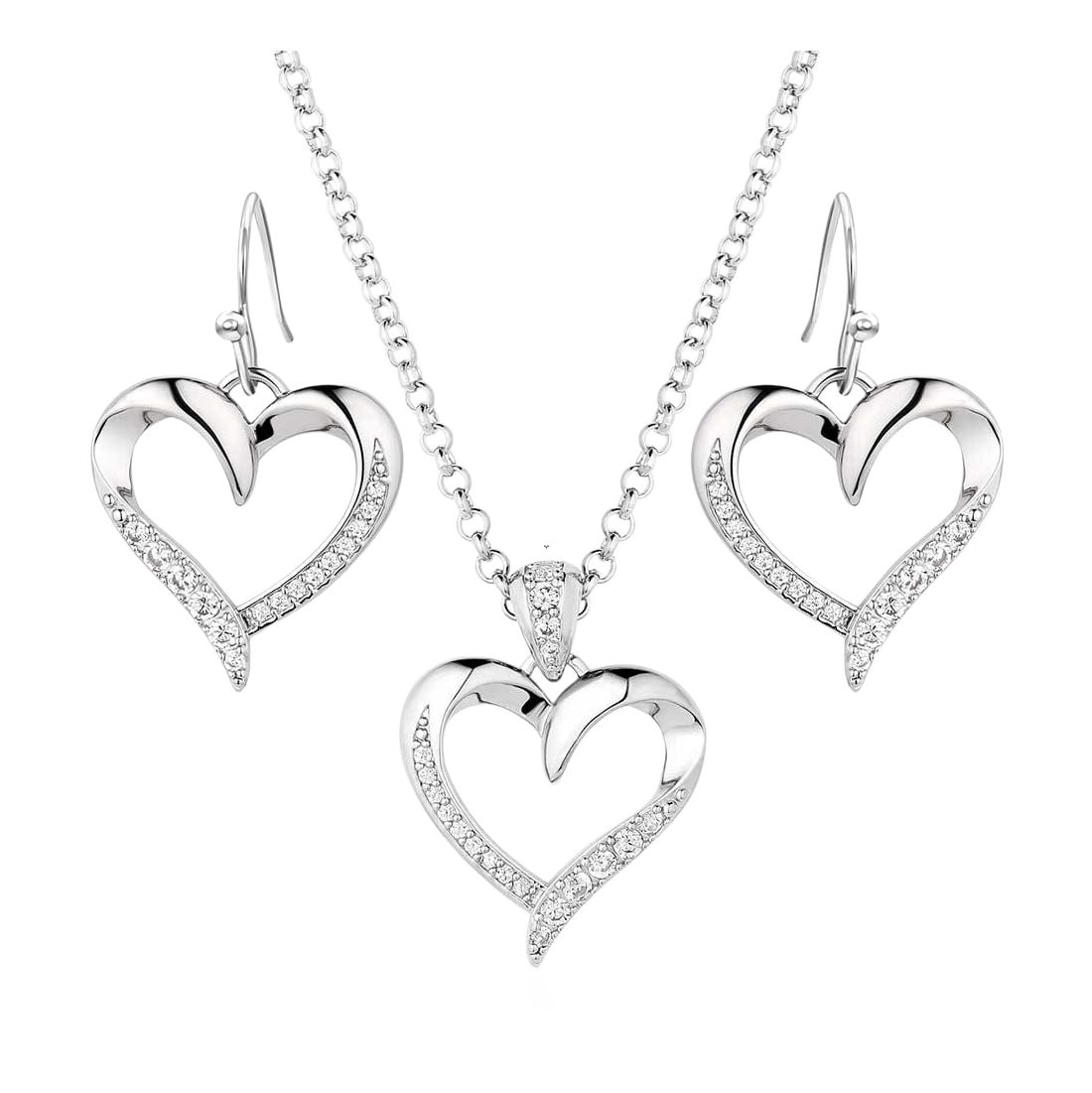 Montana Silversmiths Montana Silversmiths Divine Affections Jewelry Set - $85.99 at Bass Pro Shops
