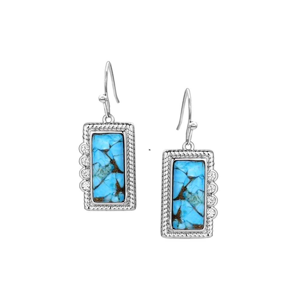 Image of Montana Silversmiths Summer Rain Turquoise Earrings