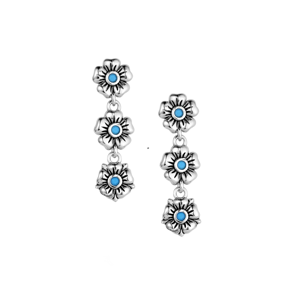 Image of Montana Silversmiths Montana Spring Floral Earrings