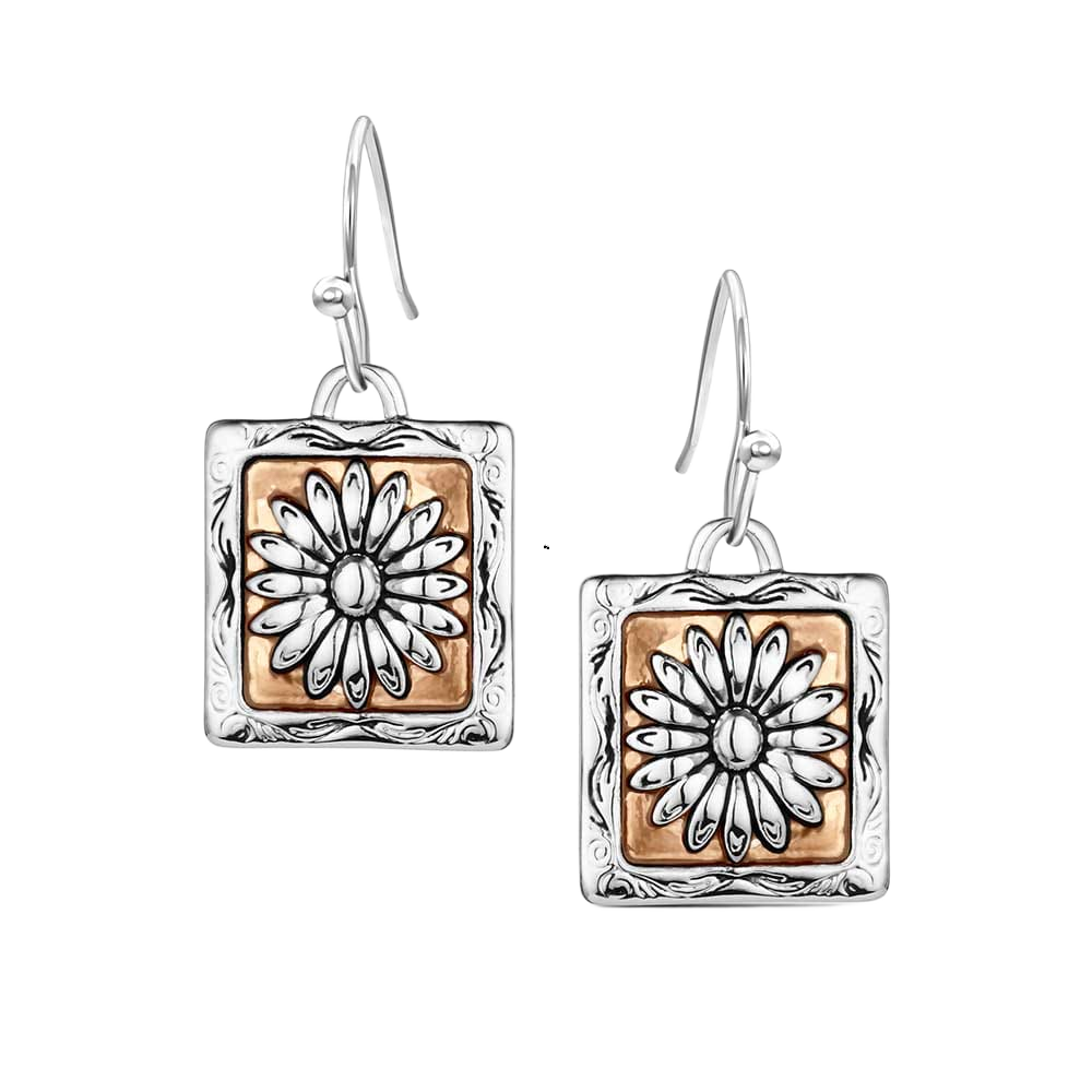 Image of Montana Silversmiths Ranch House Floral Earrings