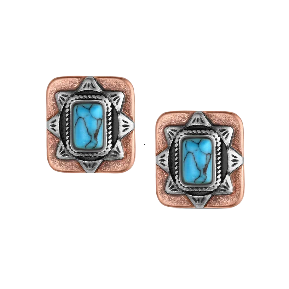 Montana Silversmiths Montana Silversmiths Sienna Canyon Post Earrings - $67.99 at Bass Pro Shops