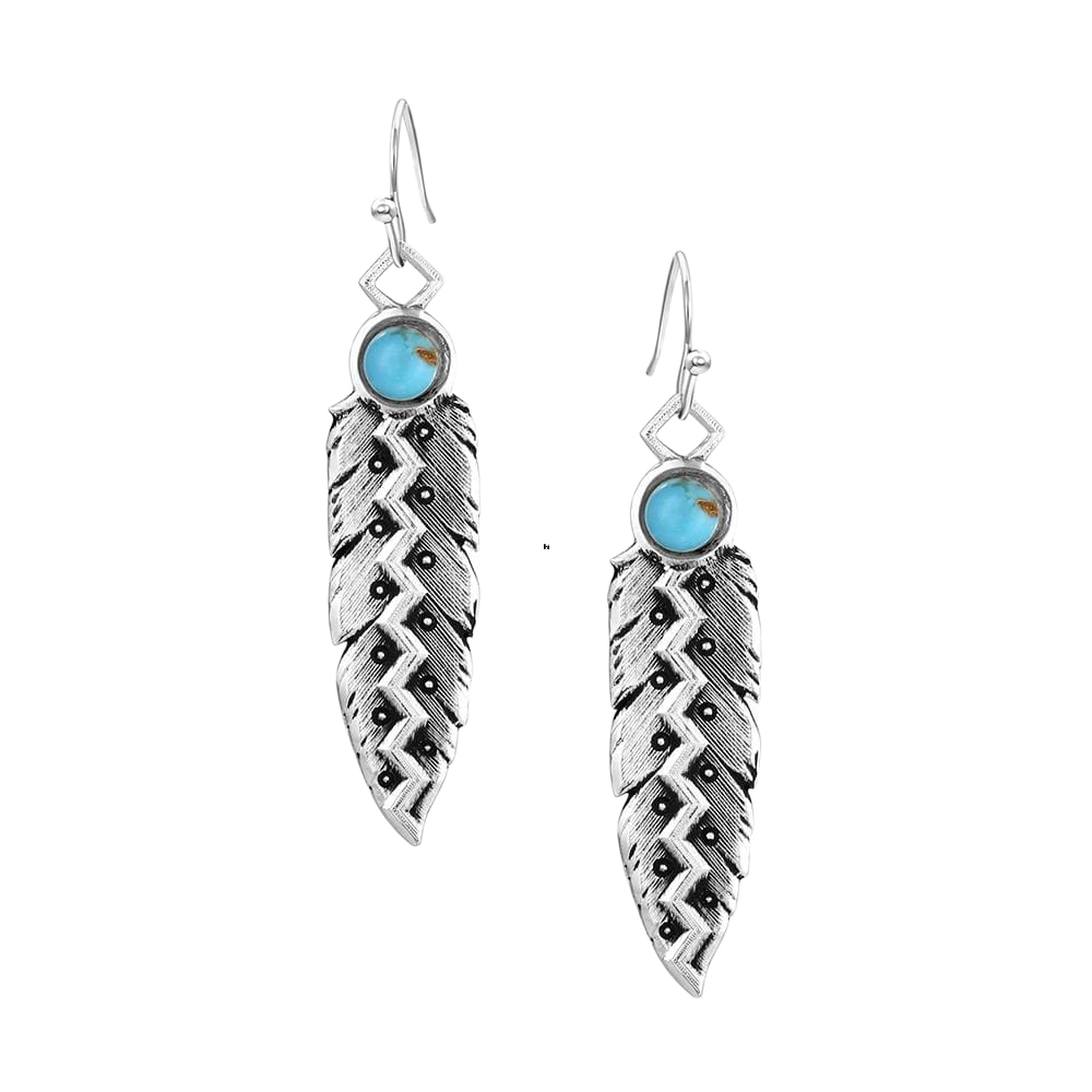 Image of Montana Silversmiths Wild Lightning American Made Dangle Earrings