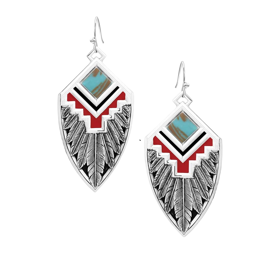 Image of Montana Silversmiths Southwest Aura American Made Earrings
