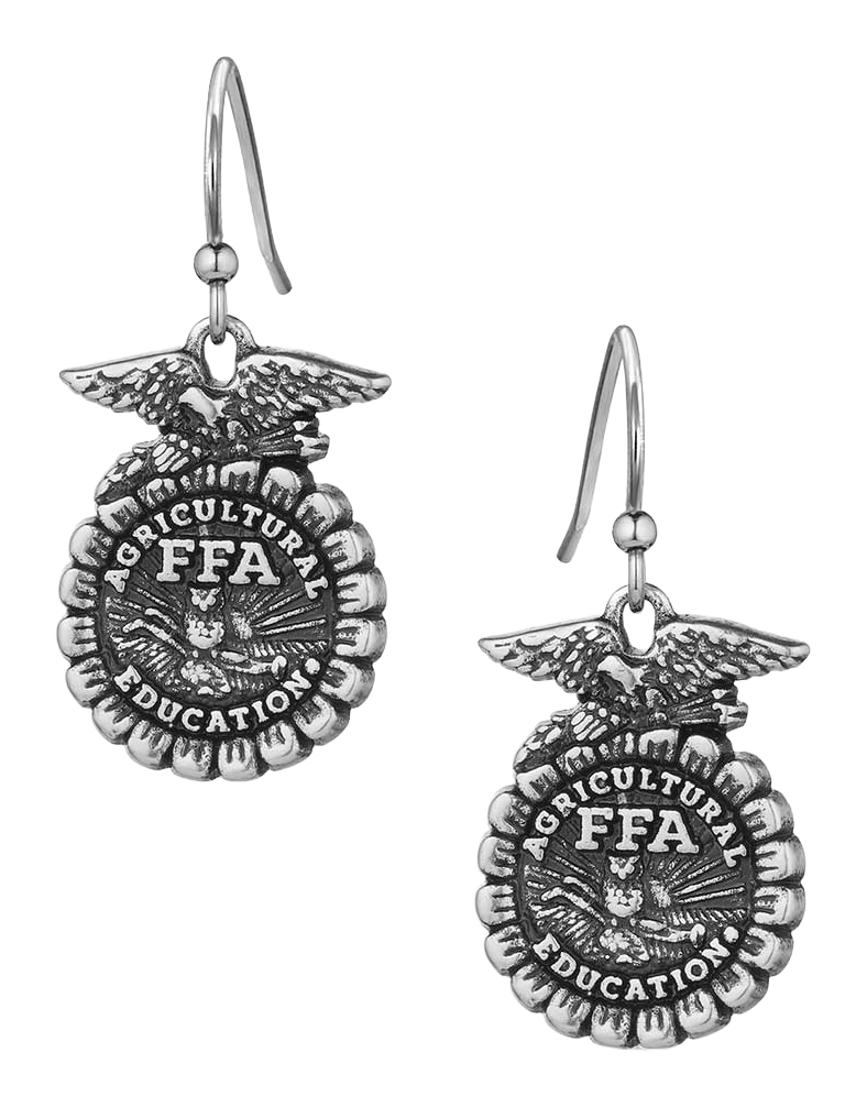 Image of Montana Silversmiths FFA Emblem Earrings