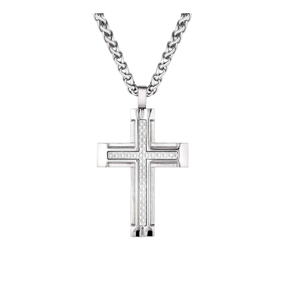 Image of Montana Silversmiths Hero's Belief Cross Necklace