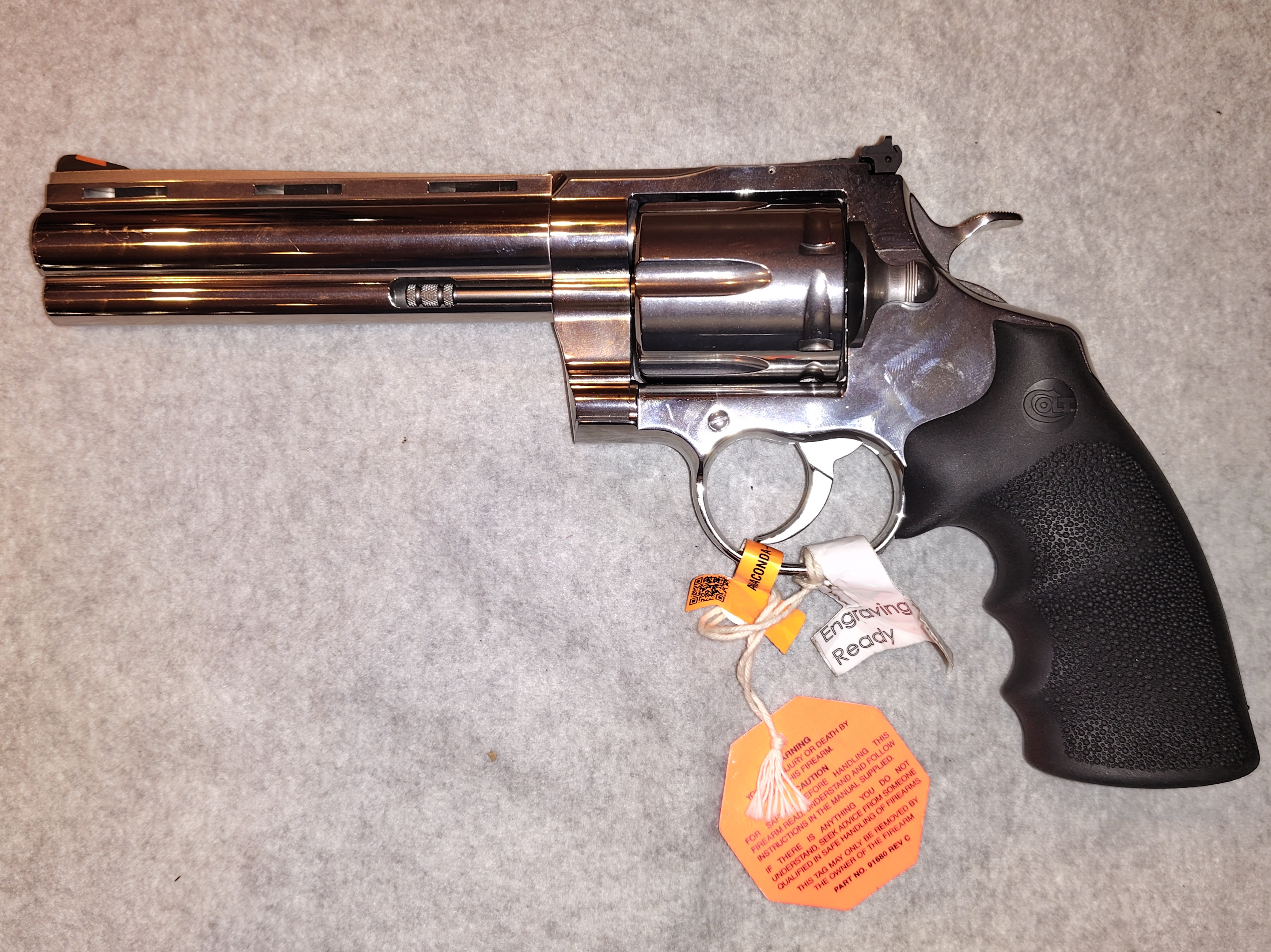 COLT ~ ANACONDA (Not Stamped) Engraving Ready ~ .44 MAGNUM - Colt