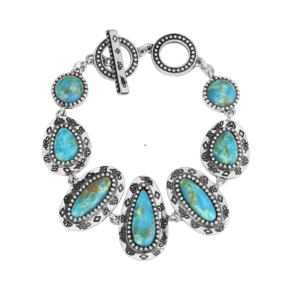 Montana Montana Silversmiths Bold Horizon Turquoise Bracelet - $52.99 at Bass Pro Shops
