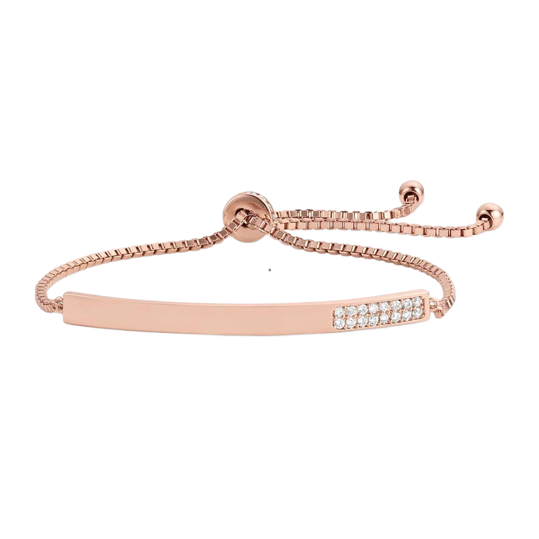 Image of Montana Silversmiths Rose Saloon Bar Bracelet