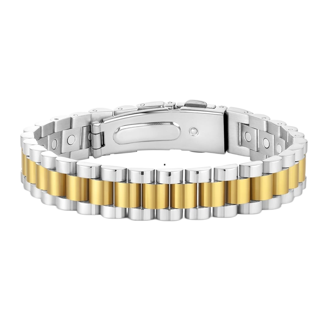 Image of Montana Silversmiths Twin Steel Link Bracelet