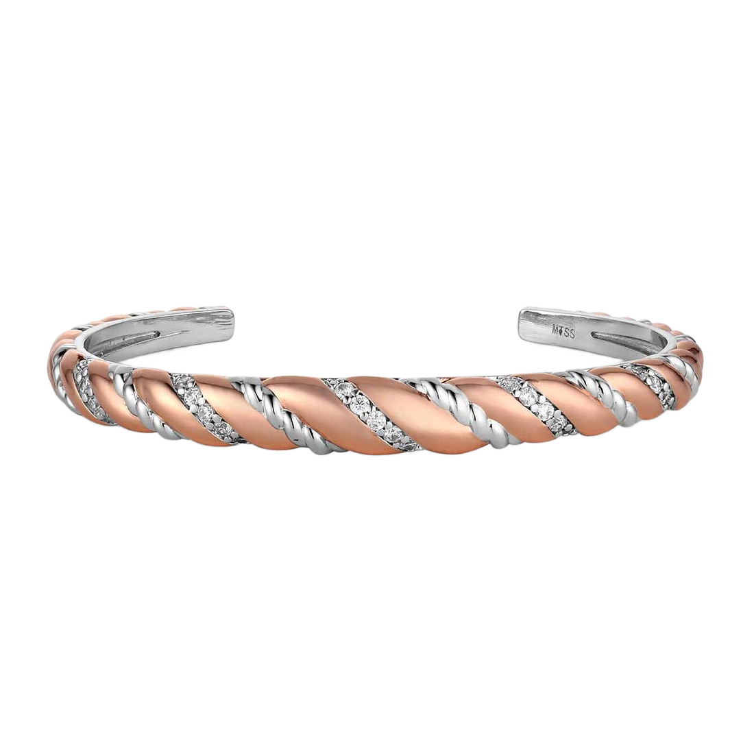 Image of Montana Silversmiths Draped in Light Crystal Cuff Bracelet