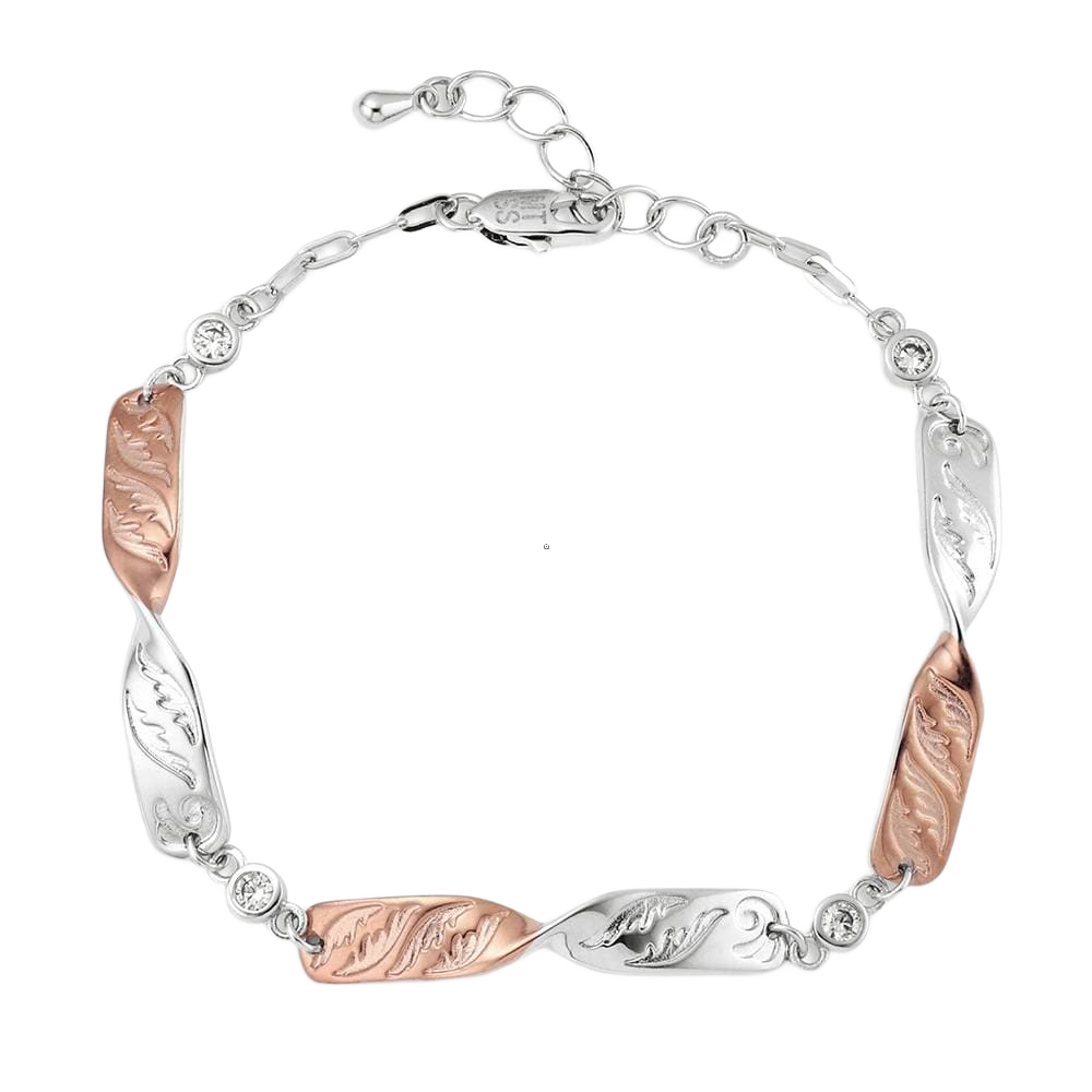 Image of Montana Silversmiths Flatland Twister Bracelet