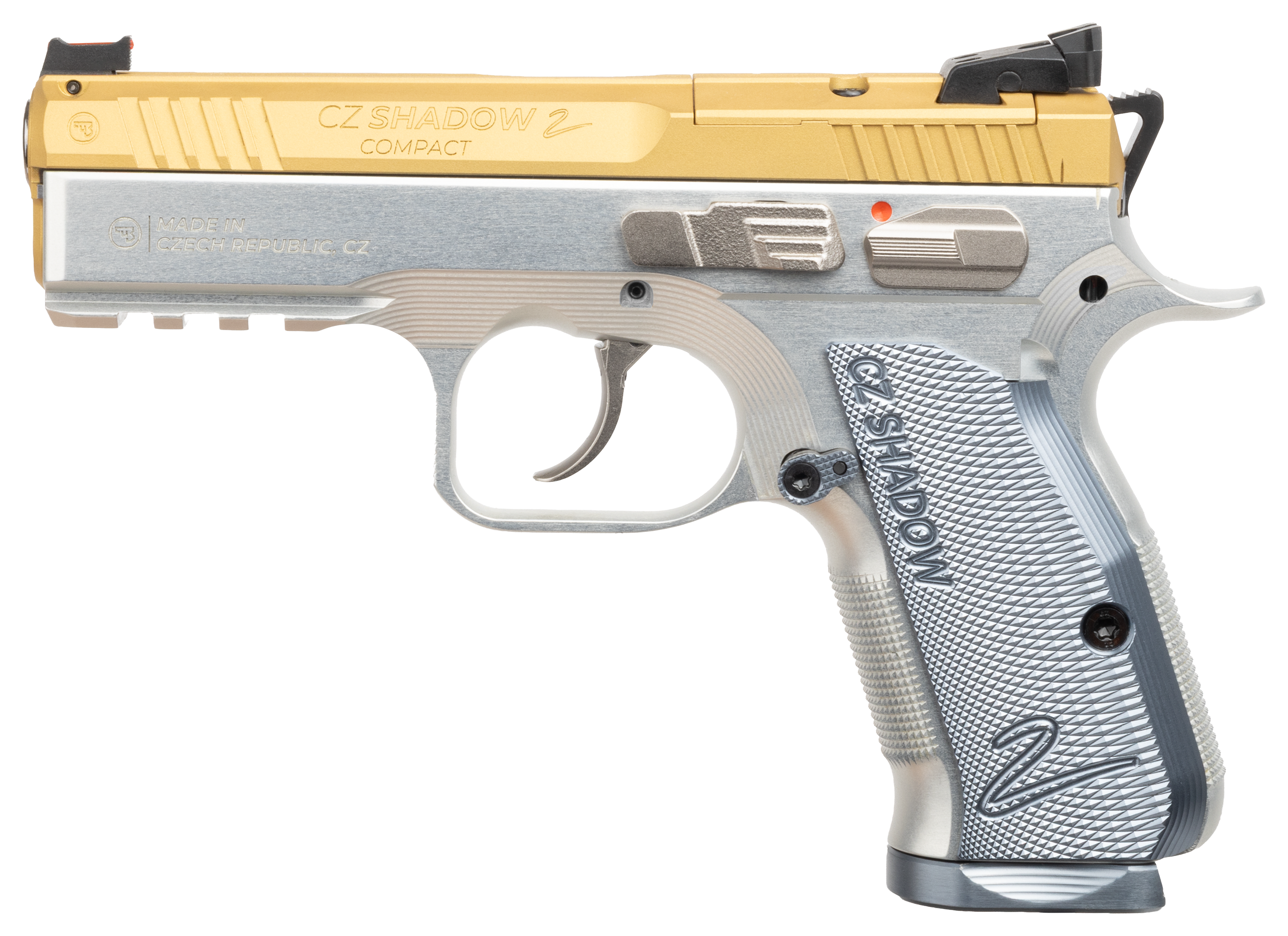 CZ Shadow 2 Compact OpticsReady SemiAuto Pistol  Gold