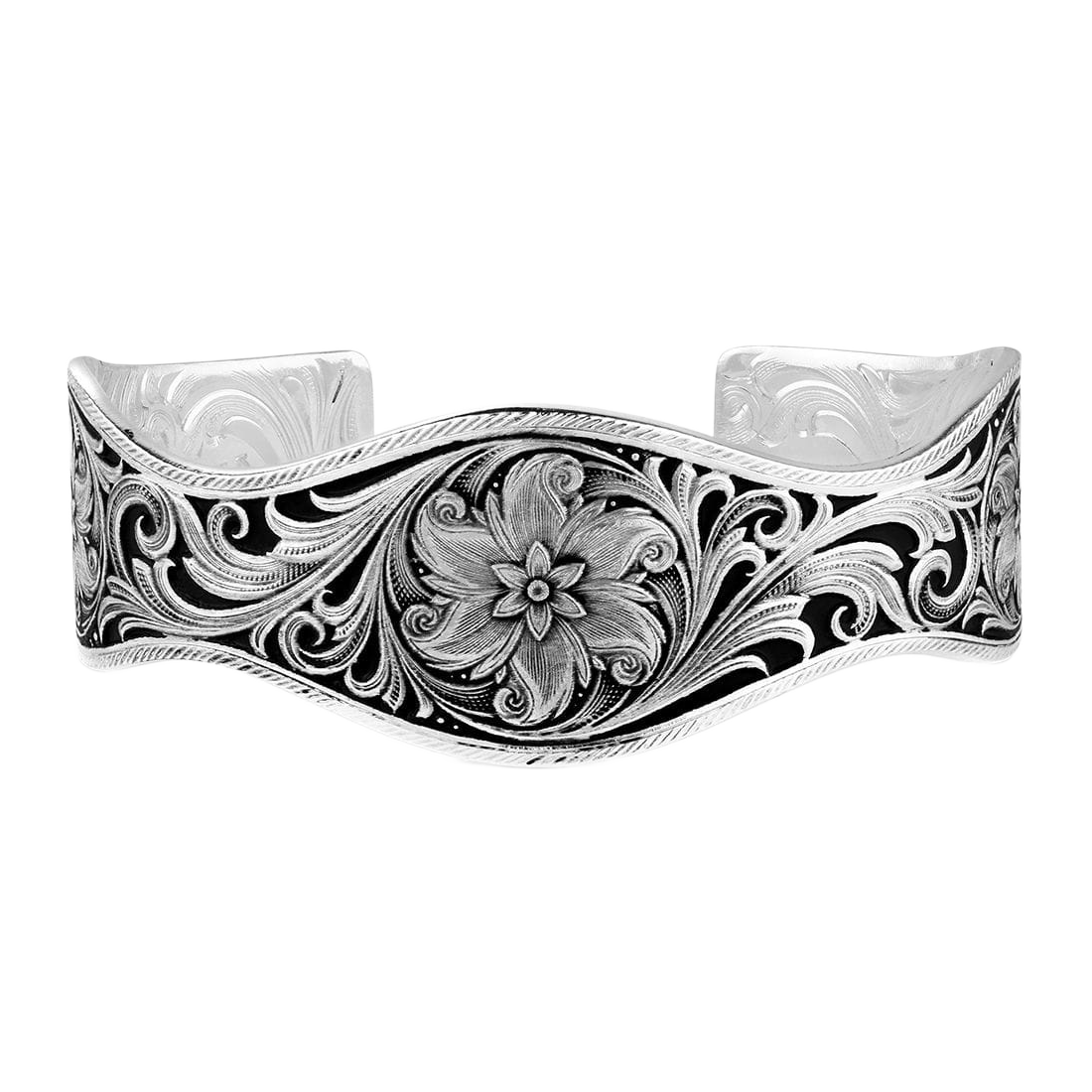 Image of Montana Silversmiths Desert Marigold Floral Cuff Bracelet