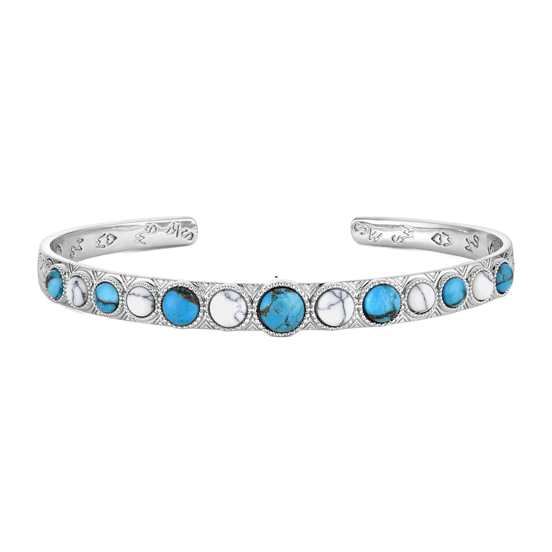 Montana Silversmiths Montana Silversmiths Turquoise Darling Cuff Bracelet - $85.99 at Bass Pro Shops