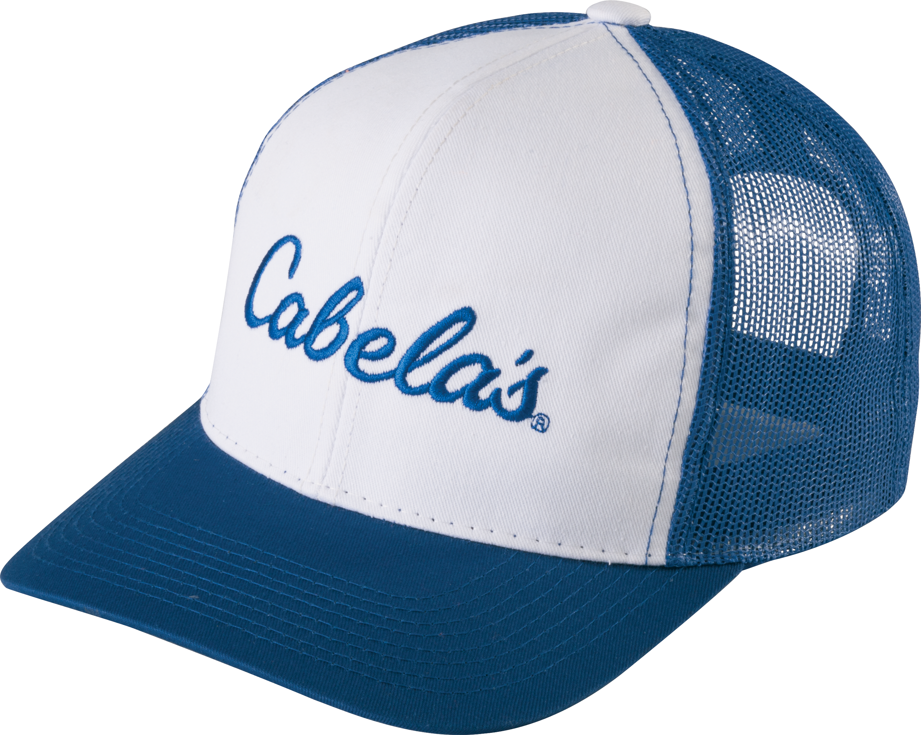 Image of Cabela's Embroidered Mesh Back Cap - Royal/White