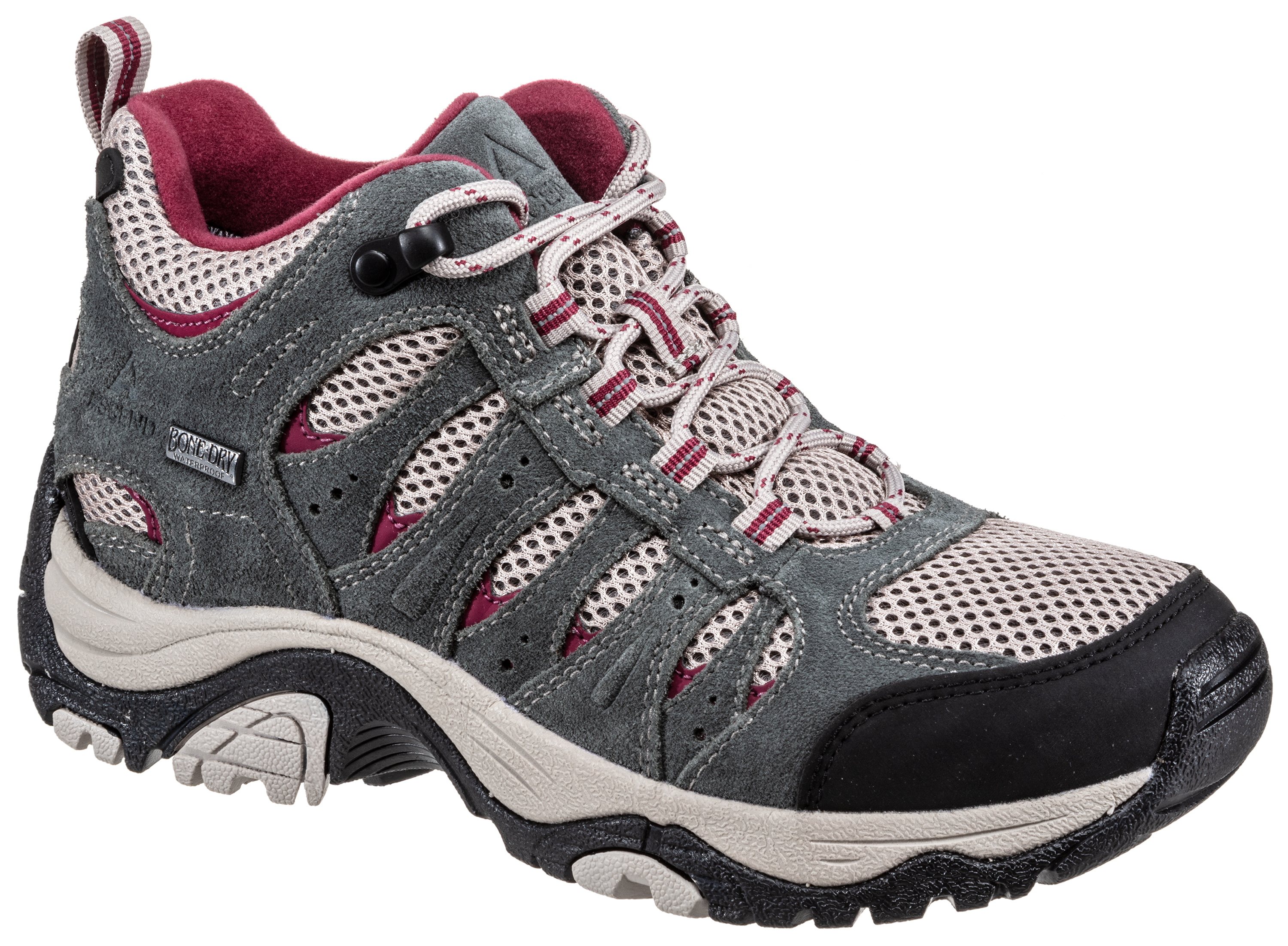 Ascend Lisco Mid Waterproof Hiking Boots for Ladies - Gray - 6M