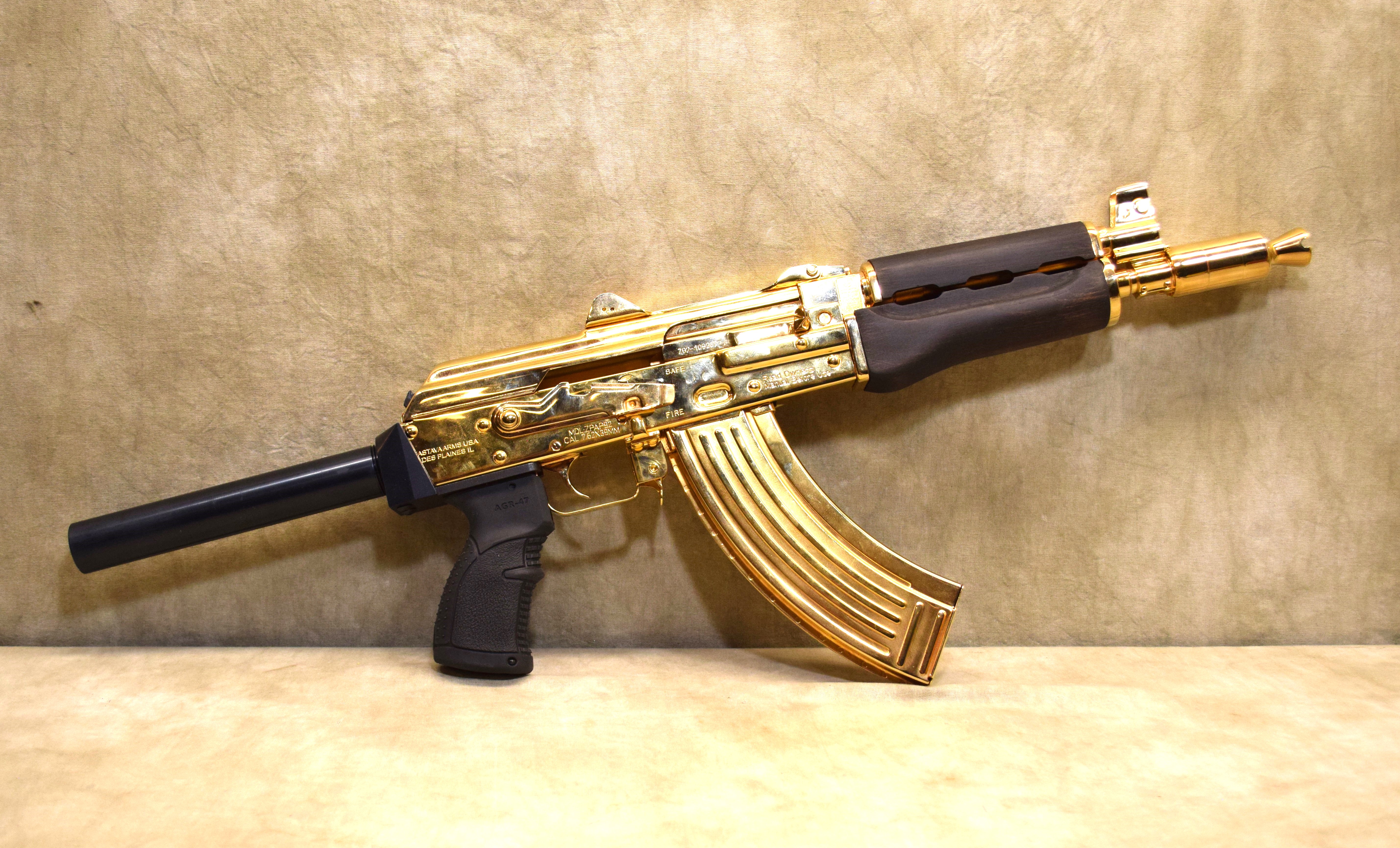 Image of Zastava~ZPAP (fine Gold 5grams)~7.62x39mm