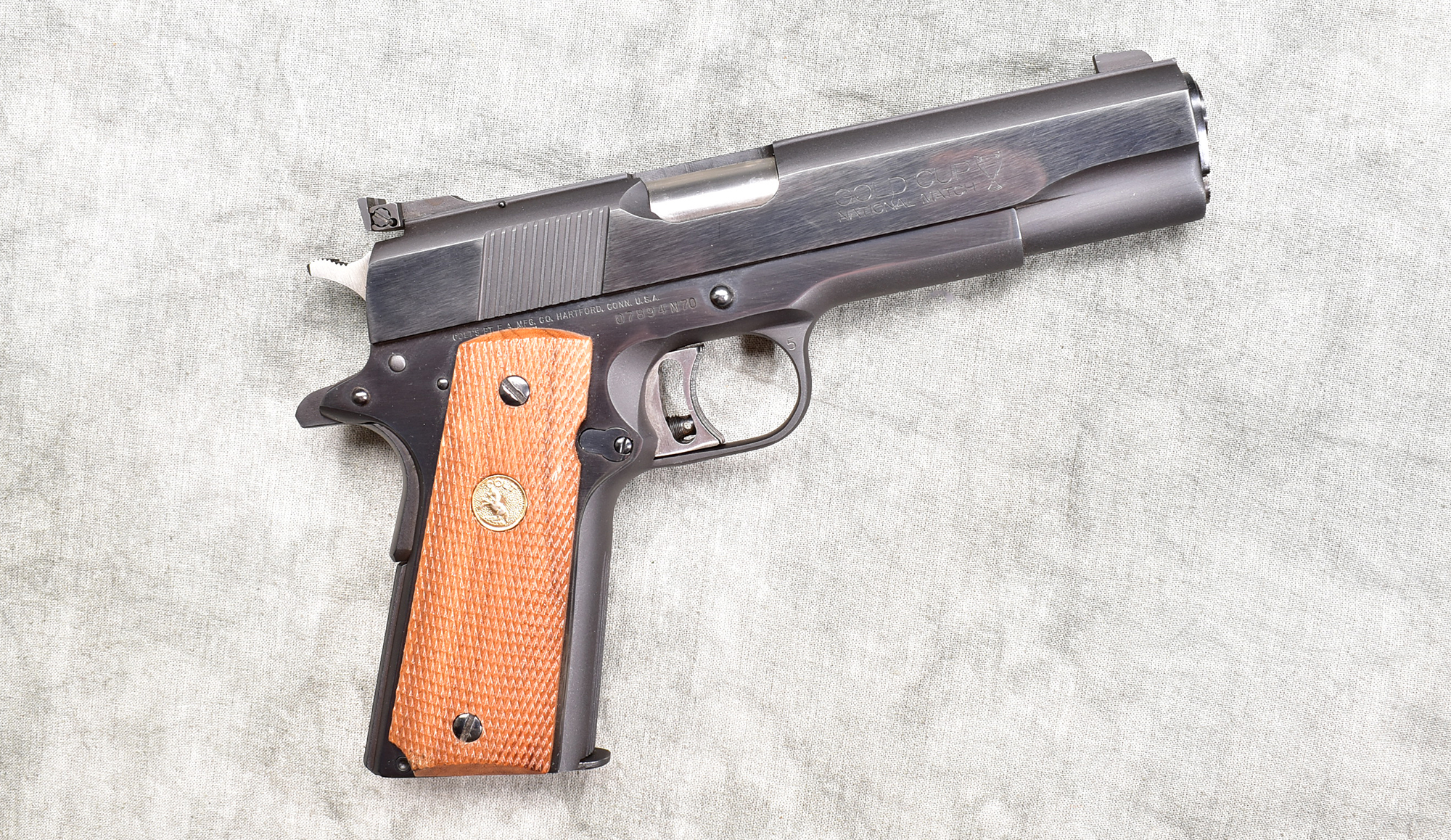 Image of COLT ~ MARK IV SERIES 70 GOLD CUP NATIONAL MATCH ~ .45 AUTO